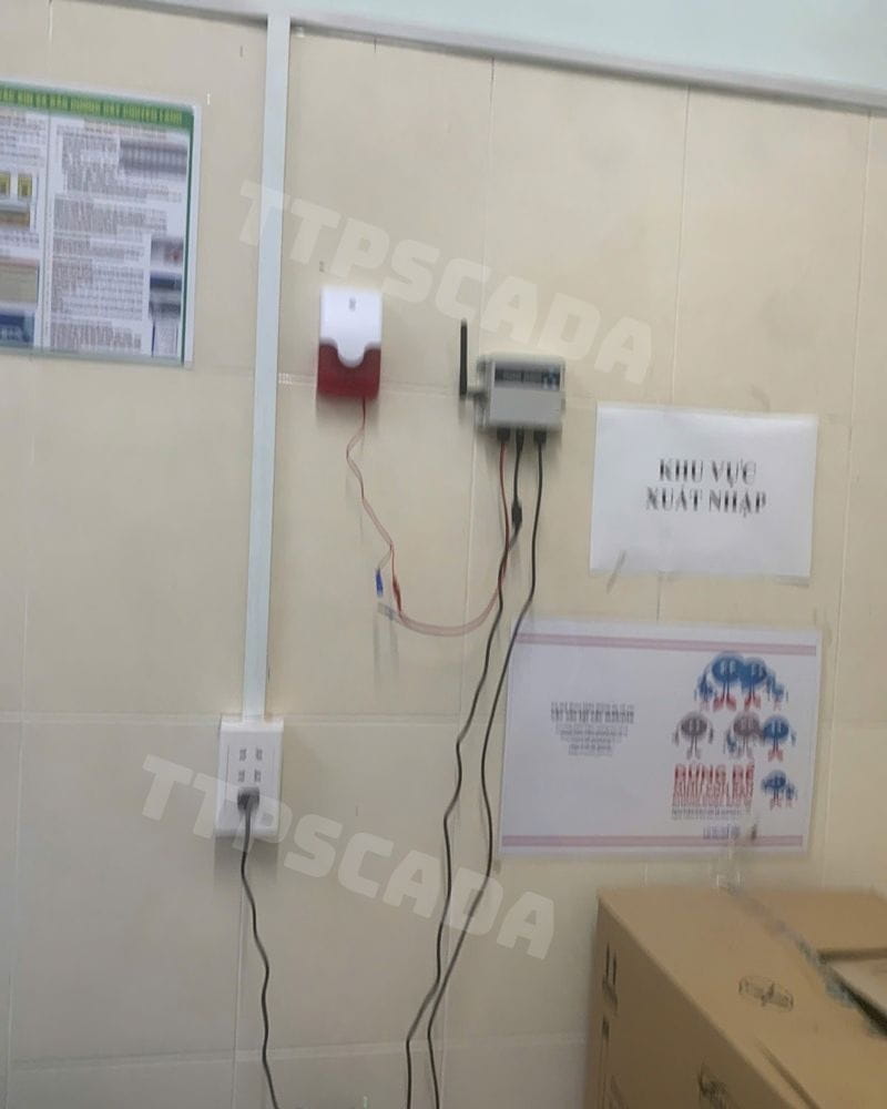 bộ cảnh báo nhiệt độ tủ lạnh vắc xin